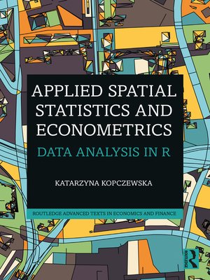 cover image of Applied Spatial Statistics and Econometrics